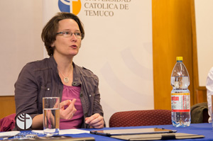 Experta alemana dictó coloquio y seminario en la UC Temuco.